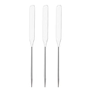 3 bastoncini di toner in acciaio inossidabile per trucco e manicure
