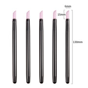 3 PCS 5 in 1 Nail Art Penna per incisione e molatura Penna per lucidatura al quarzo per riparazione unghie