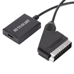 Convertitore da HDMI a Scart Adattatore video HD 1080p, HDMI to SCART 1080P