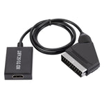 Convertitore da HDMI a Scart Adattatore video HD 1080p, HDMI to SCART 1080P