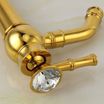 Rubinetto per acqua calda e fredda per lavabo tutto in bronzo, stile:, Electroplated Short Model, Electroplated Short Model+Water Inlet Pipe, Electroplated High Model, Electroplated High Model+Water Inlet Pipe, Gold Short Model                         ...