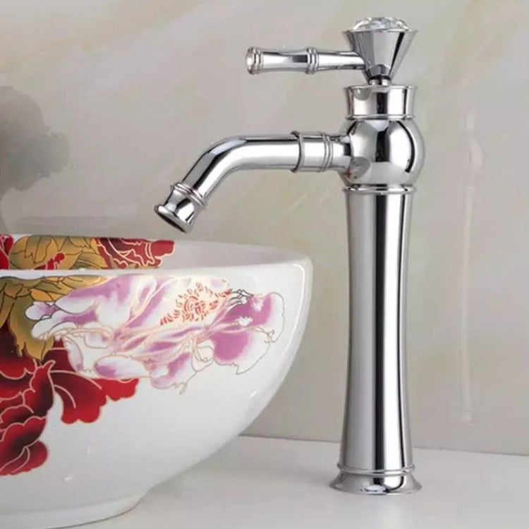Rubinetto per acqua calda e fredda per lavabo tutto in bronzo, stile:, Electroplated Short Model, Electroplated Short Model+Water Inlet Pipe, Electroplated High Model, Electroplated High Model+Water Inlet Pipe, Gold Short Model                         ...