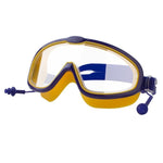 Occhialini da nuoto per bambini con montatura grande antiappannamento con tappi per le orecchie siamesi, Swimming Goggles With Conjoined Earplugs(Black), Swimming Goggles With Conjoined Earplugs(Pink), Swimming Goggles With Conjoined Earplugs(Yellow)  ...