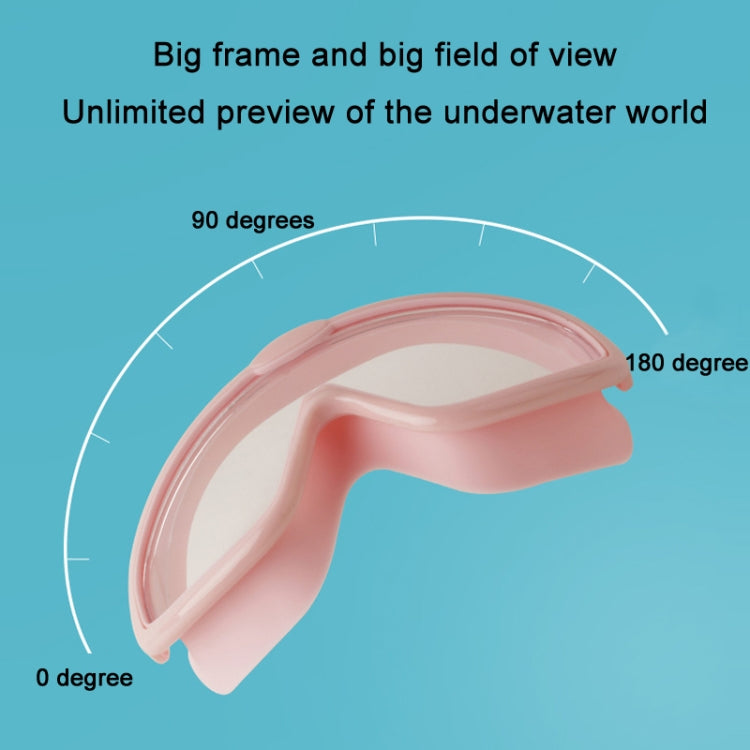 Occhialini da nuoto per bambini con montatura grande antiappannamento con tappi per le orecchie siamesi, Swimming Goggles With Conjoined Earplugs(Black), Swimming Goggles With Conjoined Earplugs(Pink), Swimming Goggles With Conjoined Earplugs(Yellow)  ...