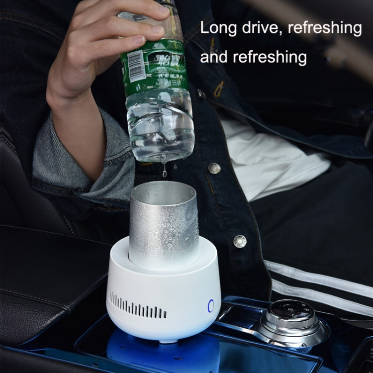 Tazza di refrigerazione per congelatore domestico portatile per mini frigorifero per auto, White