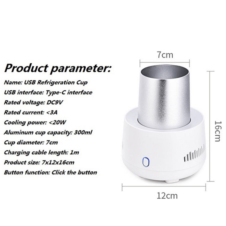 Tazza di refrigerazione per congelatore domestico portatile per mini frigorifero per auto, White