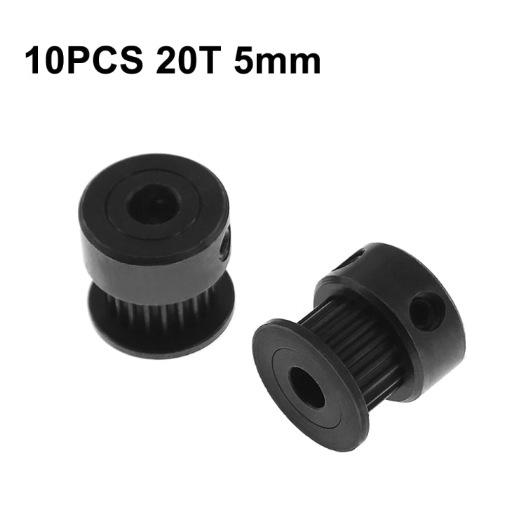 10 pezzi Pulegge GT2 in lega di alluminio per stampante 3D