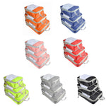 3 pezzi/set borsa da viaggio impermeabile per vestiti a compressione, Orange With Net, Nevy With Net, Pink With Net, Red With Net, Green With Net, Gray With Net, Black With Net, Gray Without Net, Black Without Net, Red Without Net, Blue Without Net    ...