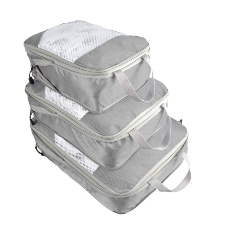 3 pezzi/set borsa da viaggio impermeabile per vestiti a compressione, Orange With Net, Nevy With Net, Pink With Net, Red With Net, Green With Net, Gray With Net, Black With Net, Gray Without Net, Black Without Net, Red Without Net, Blue Without Net    ...