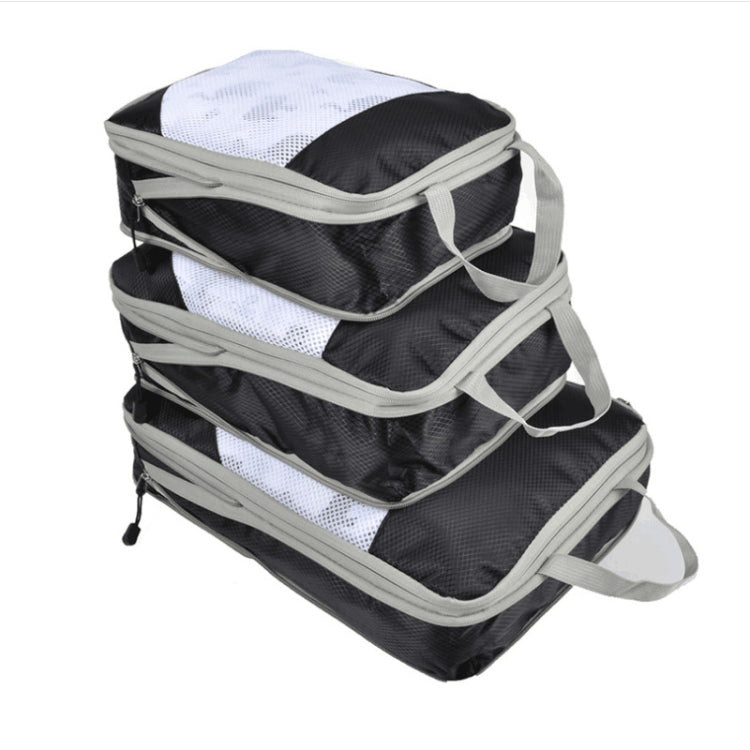 3 pezzi/set borsa da viaggio impermeabile per vestiti a compressione, Orange With Net, Nevy With Net, Pink With Net, Red With Net, Green With Net, Gray With Net, Black With Net, Gray Without Net, Black Without Net, Red Without Net, Blue Without Net    ...