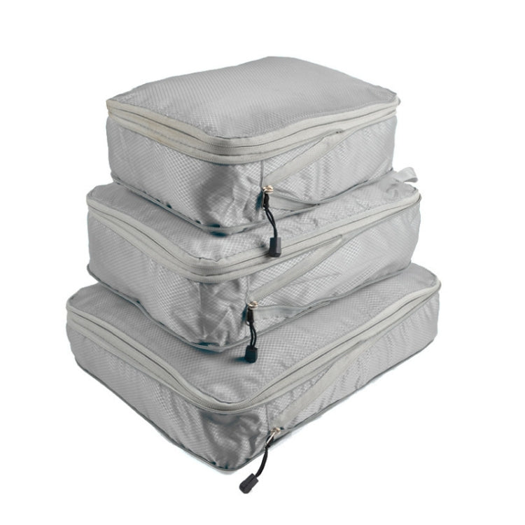 3 pezzi/set borsa da viaggio impermeabile per vestiti a compressione, Orange With Net, Nevy With Net, Pink With Net, Red With Net, Green With Net, Gray With Net, Black With Net, Gray Without Net, Black Without Net, Red Without Net, Blue Without Net    ...