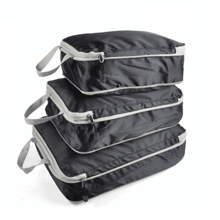 3 pezzi/set borsa da viaggio impermeabile per vestiti a compressione, Orange With Net, Nevy With Net, Pink With Net, Red With Net, Green With Net, Gray With Net, Black With Net, Gray Without Net, Black Without Net, Red Without Net, Blue Without Net    ...