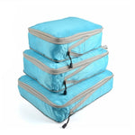 3 pezzi/set borsa da viaggio impermeabile per vestiti a compressione, Orange With Net, Nevy With Net, Pink With Net, Red With Net, Green With Net, Gray With Net, Black With Net, Gray Without Net, Black Without Net, Red Without Net, Blue Without Net    ...