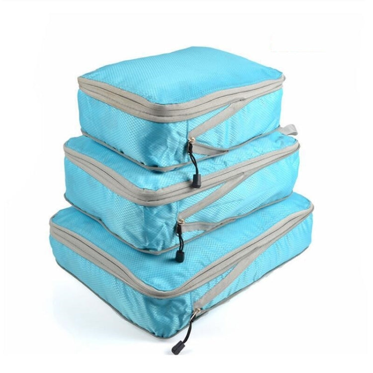 3 pezzi/set borsa da viaggio impermeabile per vestiti a compressione, Orange With Net, Nevy With Net, Pink With Net, Red With Net, Green With Net, Gray With Net, Black With Net, Gray Without Net, Black Without Net, Red Without Net, Blue Without Net    ...