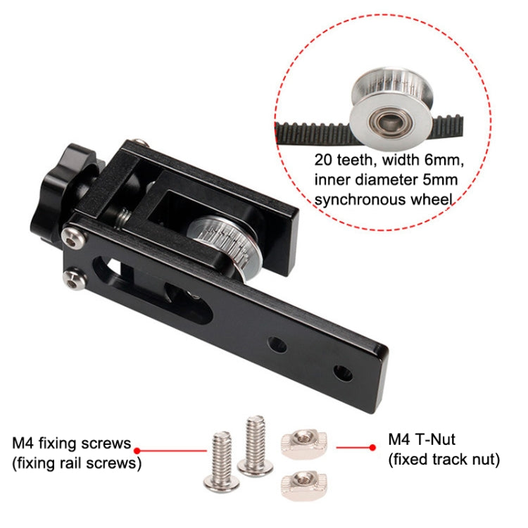 Accessori per stampanti 3D Sincronizza la regolazione dell'allungamento della fascia Dispositivo stretto fisso, Fixed Tight Device Black, Fixed Tight Device Silver)
