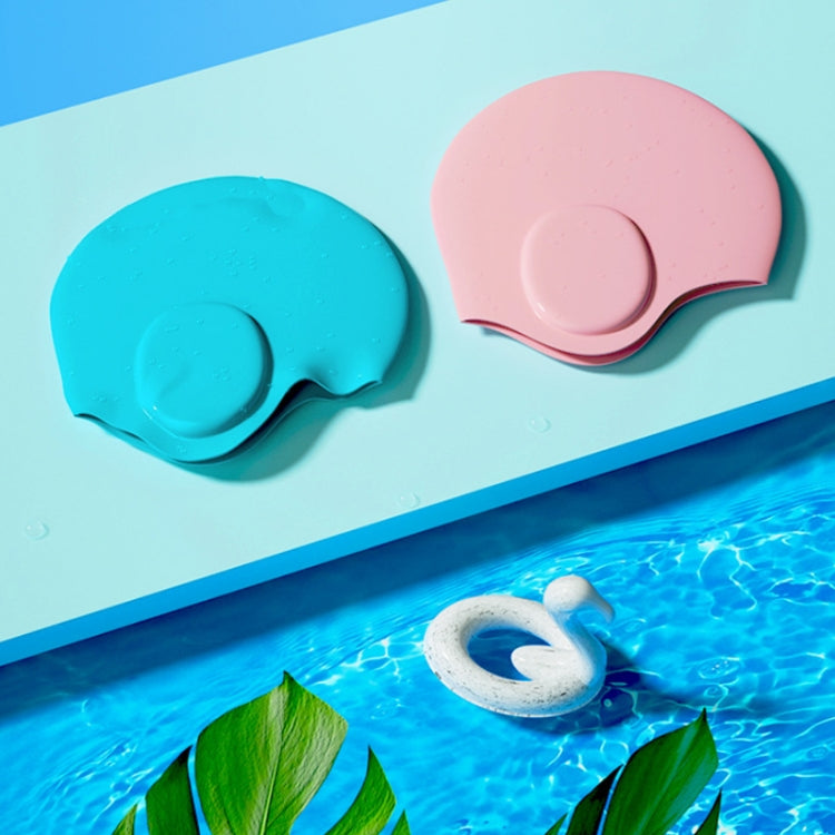 Cuffia da nuoto in silicone per paraorecchie impermeabile tinta unita WAVE, White, Pink, Black, Pink Blue, Rose Red, Colorful Blue, Childrens White, Childrens Pink, Childrens Pink Blue, Long Hair Pink Purple, Long Hair Black