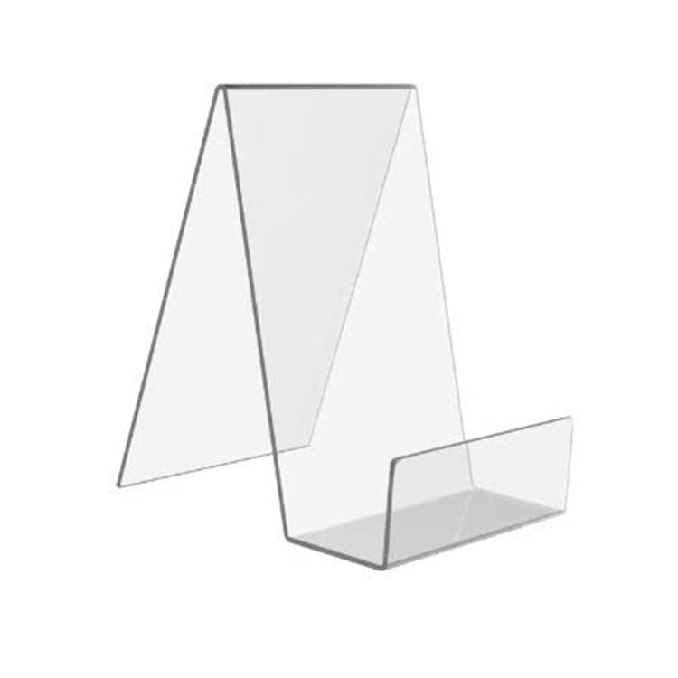 Supporto acrilico trasparente per libri 2 pezzi 100x115x145mm