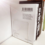 2 PZ Acrilico Trasparente Leggio Fermalibri a forma di L Scaffale per libri, L-shaped Bookends