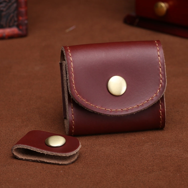 Mini borsa vintage in pelle per cuffie vari colori