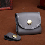 Mini borsa vintage in pelle per cuffie vari colori