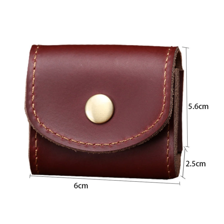 Mini borsa vintage in pelle per cuffie vari colori