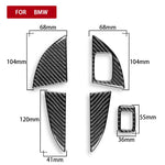 Adesivi per pannello porta vano portaoggetti anteriore e posteriore per BMW X1 F48/X2 F39, 5 pezzi/set, guida a destra., Right-Hand Drive