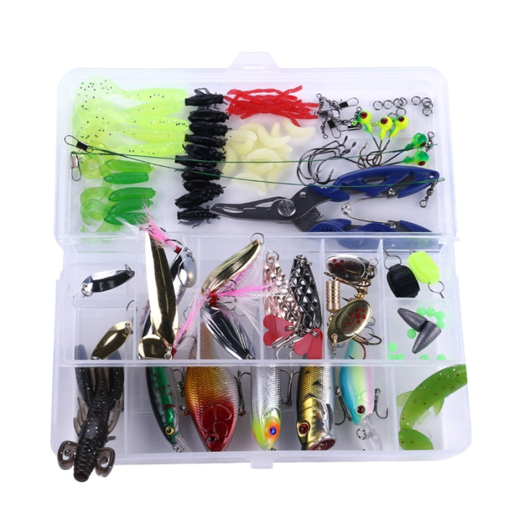 HENGJIA Spigola Finta Esca Morbida Accessori per Attrezzi da Pesca Esche d'Acqua Dolce, 110 PCS / Box