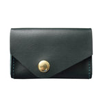 S183 Portacarte in pelle impermeabile resistente all'usura, Green, Black, Brown