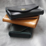 S183 Portacarte in pelle impermeabile resistente all'usura, Green, Black, Brown