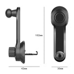 5PCS Accessori per staffa per telefono cellulare con gancio di prolunga per auto Staffa per presa d'aria rotonda, 13mm Ball Head, 15mm Ball Head, 17mm Ball Head