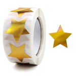 10 pezzi stelle colorate grazie adesivi confezione regalo adesivi sigillanti decorativi, 25mm