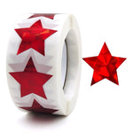 10 pezzi stelle colorate grazie adesivi confezione regalo adesivi sigillanti decorativi, 25mm