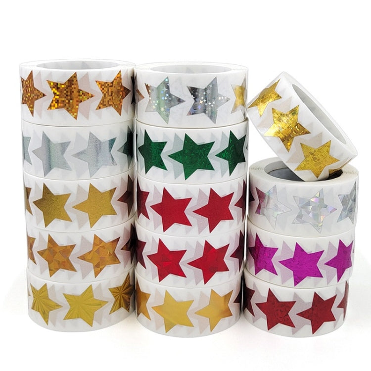 10 pezzi stelle colorate grazie adesivi confezione regalo adesivi sigillanti decorativi, 25mm