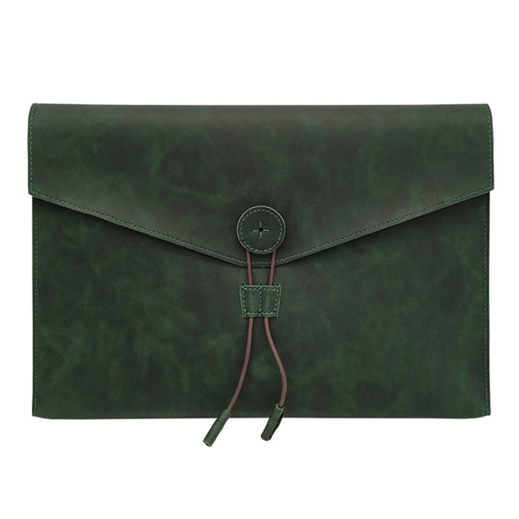 Cartella da lavoro in pelle resistente all'usura S121, Brown, Coffee, Wine Red, Black, Blue, Green, Double Brown, Double Coffee, Double Green
