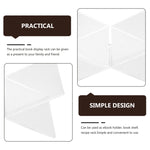 Espositore per spartiti musicali trasparente per libreria a forma di X in acrilico, X-shaped Bookshelf