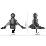 5PCS P-0028 Staffa per telefono cellulare Clip per cartella con staffa per presa d'aria rotonda per auto