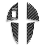 Adesivi per pannello porta vano portaoggetti anteriore e posteriore per BMW X1 F48/X2 F39, 5 pezzi/set, guida a sinistra., Left-Hand Drive