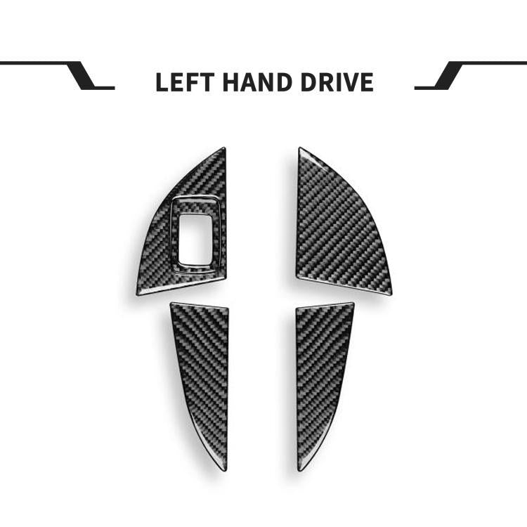 Adesivi per pannello porta vano portaoggetti anteriore e posteriore per BMW X1 F48/X2 F39, 5 pezzi/set, guida a sinistra., Left-Hand Drive
