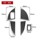 Adesivi per pannello porta vano portaoggetti anteriore e posteriore per BMW X1 F48/X2 F39, 5 pezzi/set, guida a sinistra., Left-Hand Drive