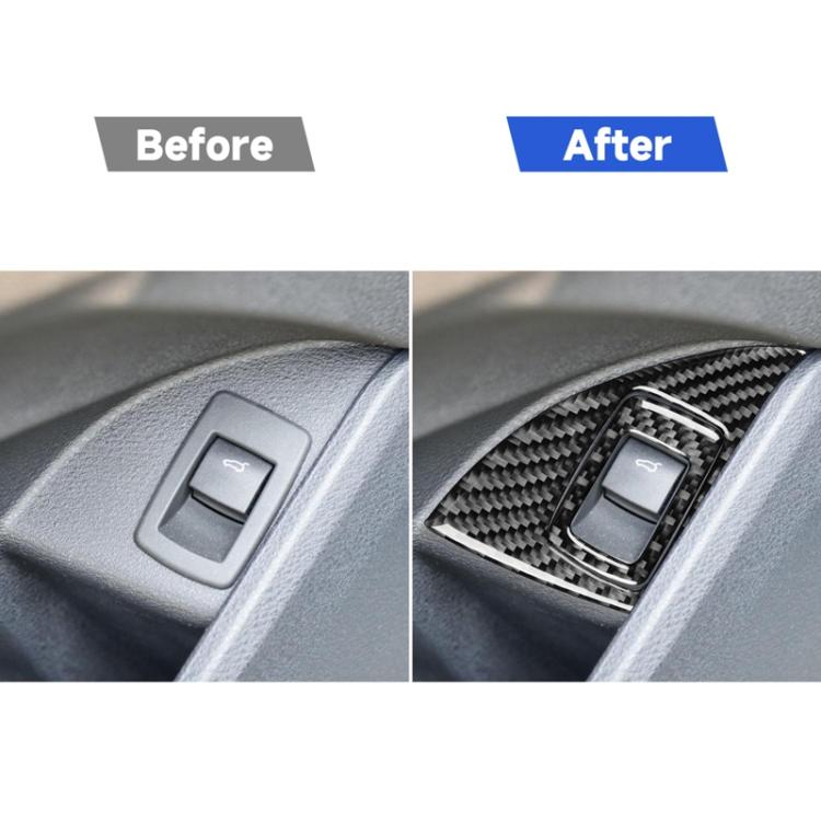 Adesivi per pannello porta vano portaoggetti anteriore e posteriore per BMW X1 F48/X2 F39, 5 pezzi/set, guida a sinistra., Left-Hand Drive