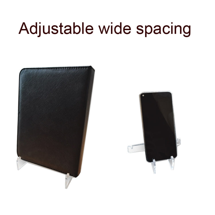 2 PCS Scaffale in acrilico trasparente Espositore per libri Supporto per cornice per riviste, Picture Frame Stand