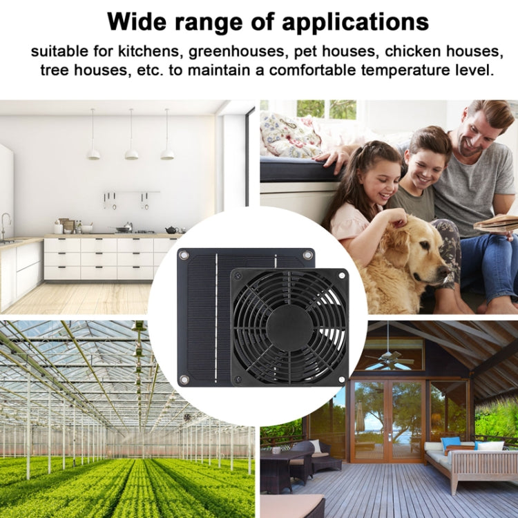 Aspiratore solare 3W per animali domestici e pollai