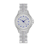 BS Bee Sister FA1686 Orologio da donna con gioielli intarsiati con diamanti, Silver, Silver Golden, Gold