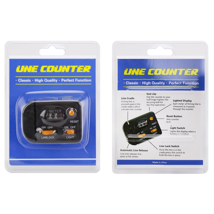 Contatore di lunghezza della linea di pesce manuale del macchinario, Fish Line Length Counter