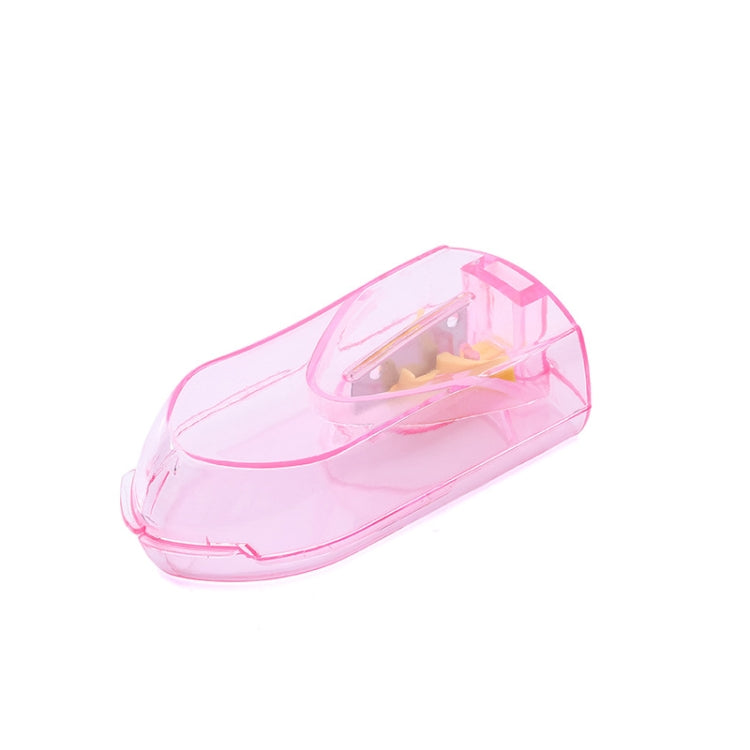 Divisore per pillole da 10 pezzi Portapillole portatile multifunzionale, Blue, Pink, Transparent