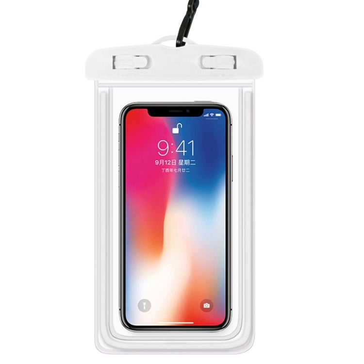 Custodia impermeabile per telefono cellulare in PVC luminoso, vari colori