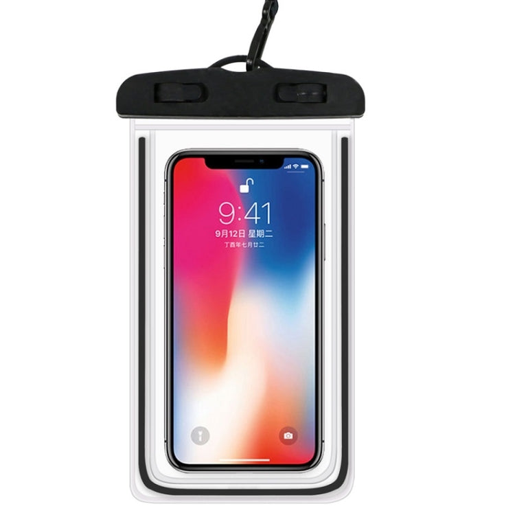 4 PCS Custodia impermeabile per telefono cellulare impermeabile sigillata in PVC luminoso, White, Green, Blue, Yellow, Pink, Orange, Black, Purple