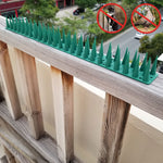 12 pezzi Chiodi anti-scalata per recinto di spine repellenti per uccelli in plastica, Brown, Black, White, Brick Red, Green, Grass Green, Transparent, Grey