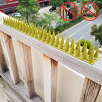 12 pezzi Chiodi anti-scalata per recinto di spine repellenti per uccelli in plastica, Brown, Black, White, Brick Red, Green, Grass Green, Transparent, Grey
