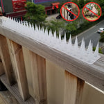 12 pezzi Chiodi anti-scalata per recinto di spine repellenti per uccelli in plastica, Brown, Black, White, Brick Red, Green, Grass Green, Transparent, Grey
